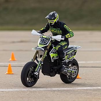 Amazon.com: Losi Promoto-SM 1/4 Super Moto Motorcycle FXR White